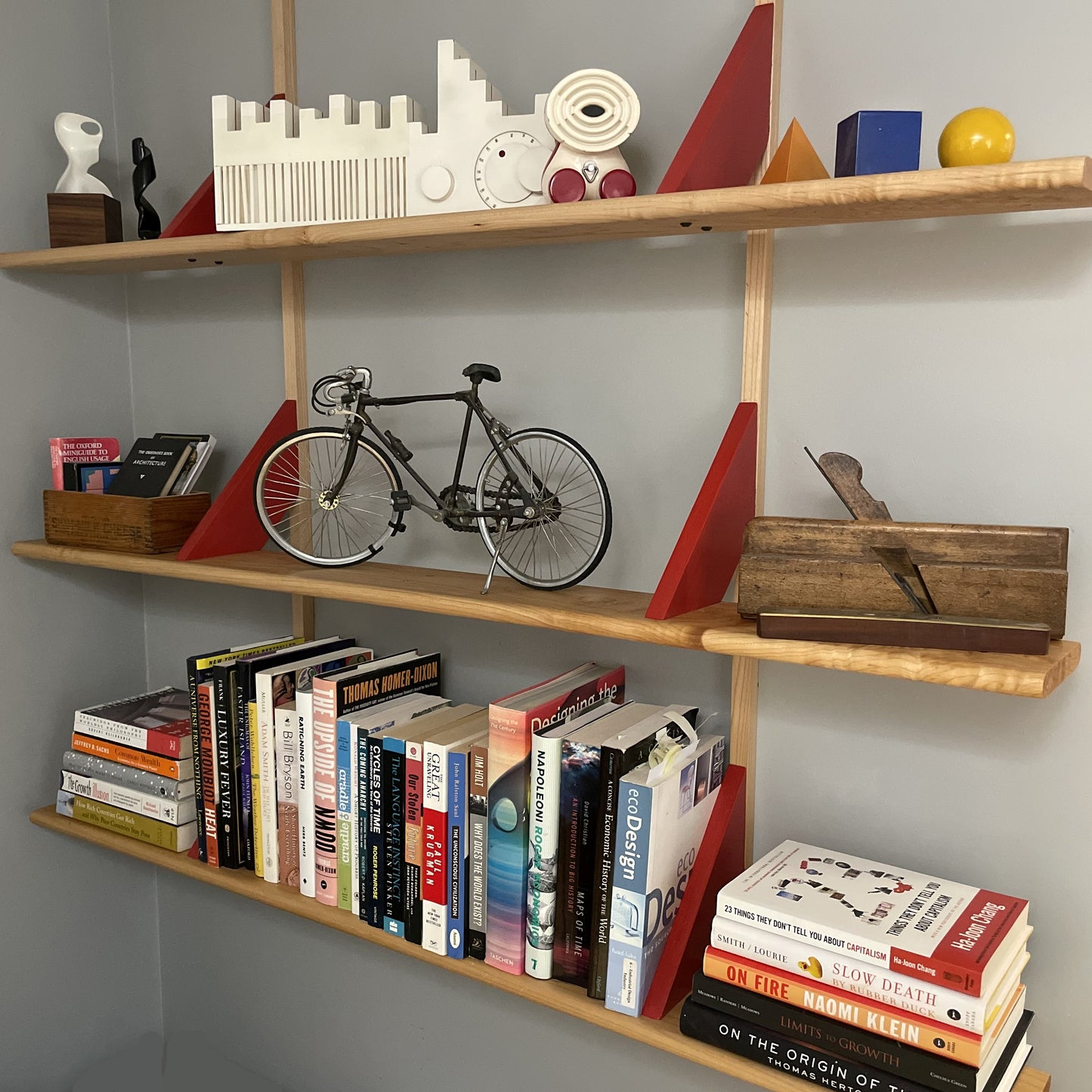 NARROW wall mounted bookshelves