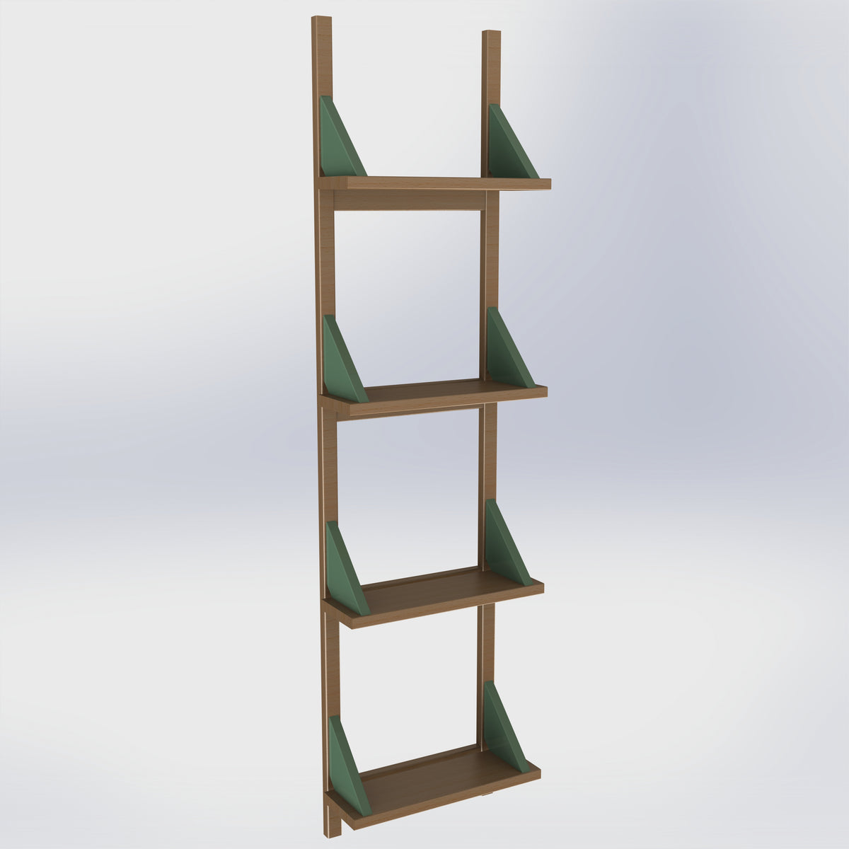 NARROW S90 wall mounted shelves