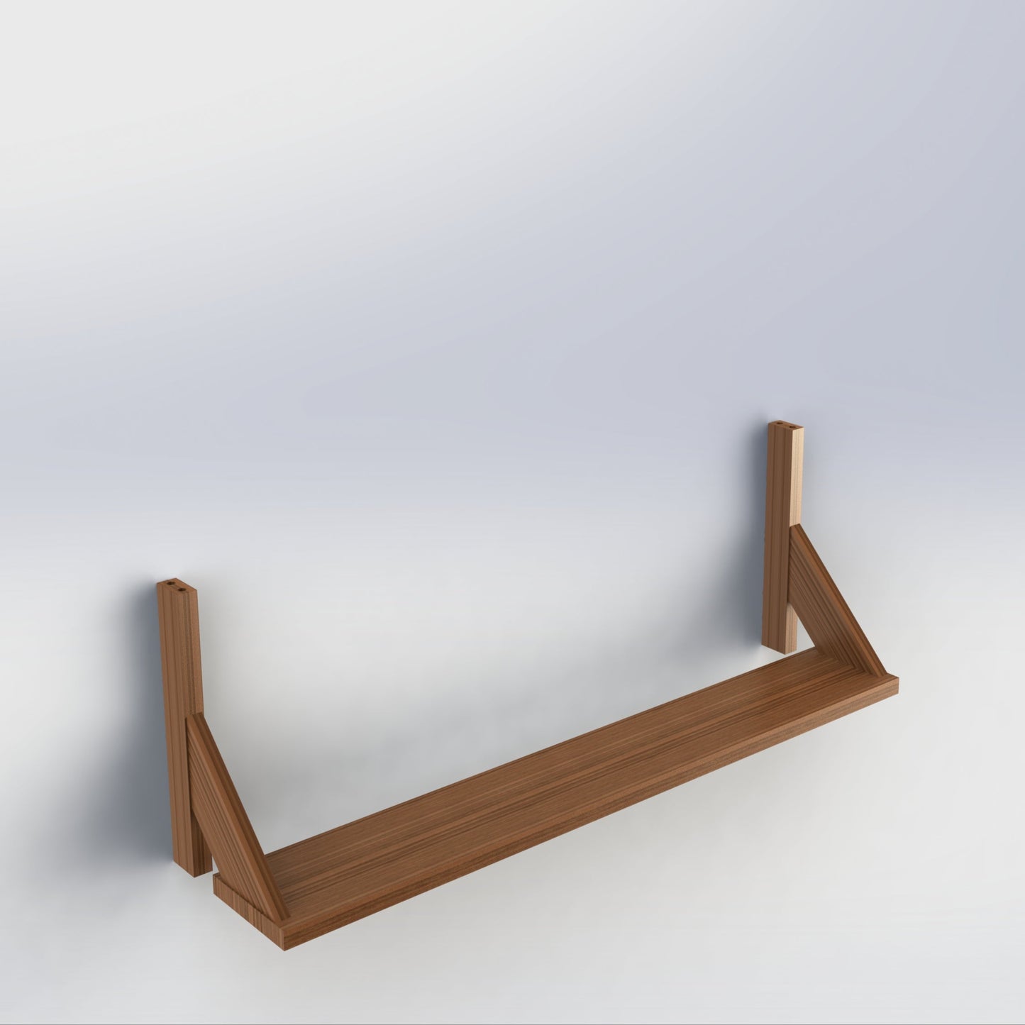 NARROW wall mounted shelves