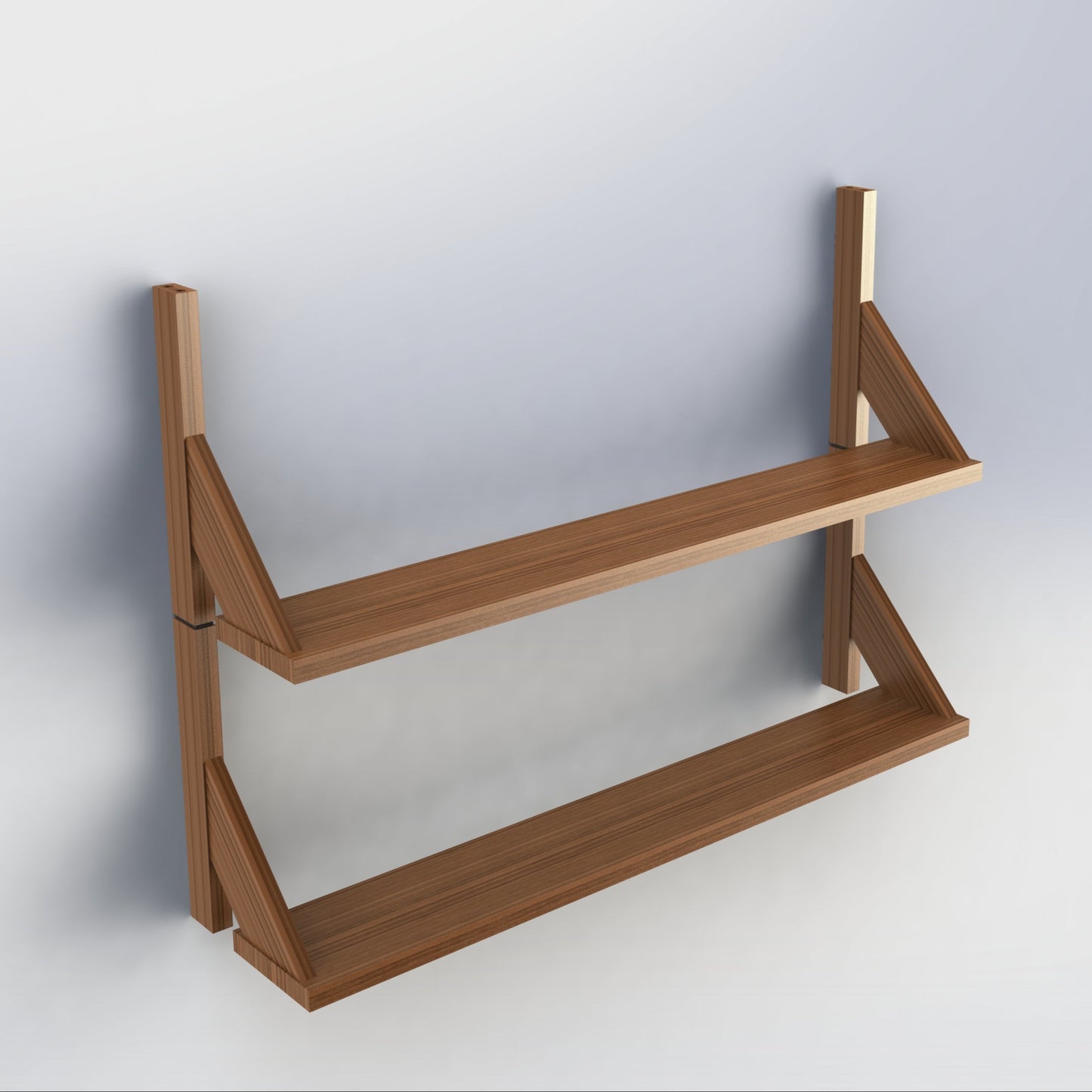 NARROW wall mounted shelves