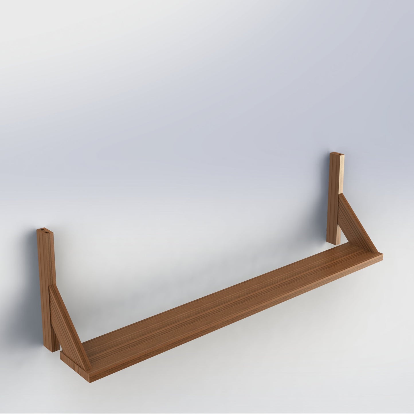 NARROW wall mounted shelves