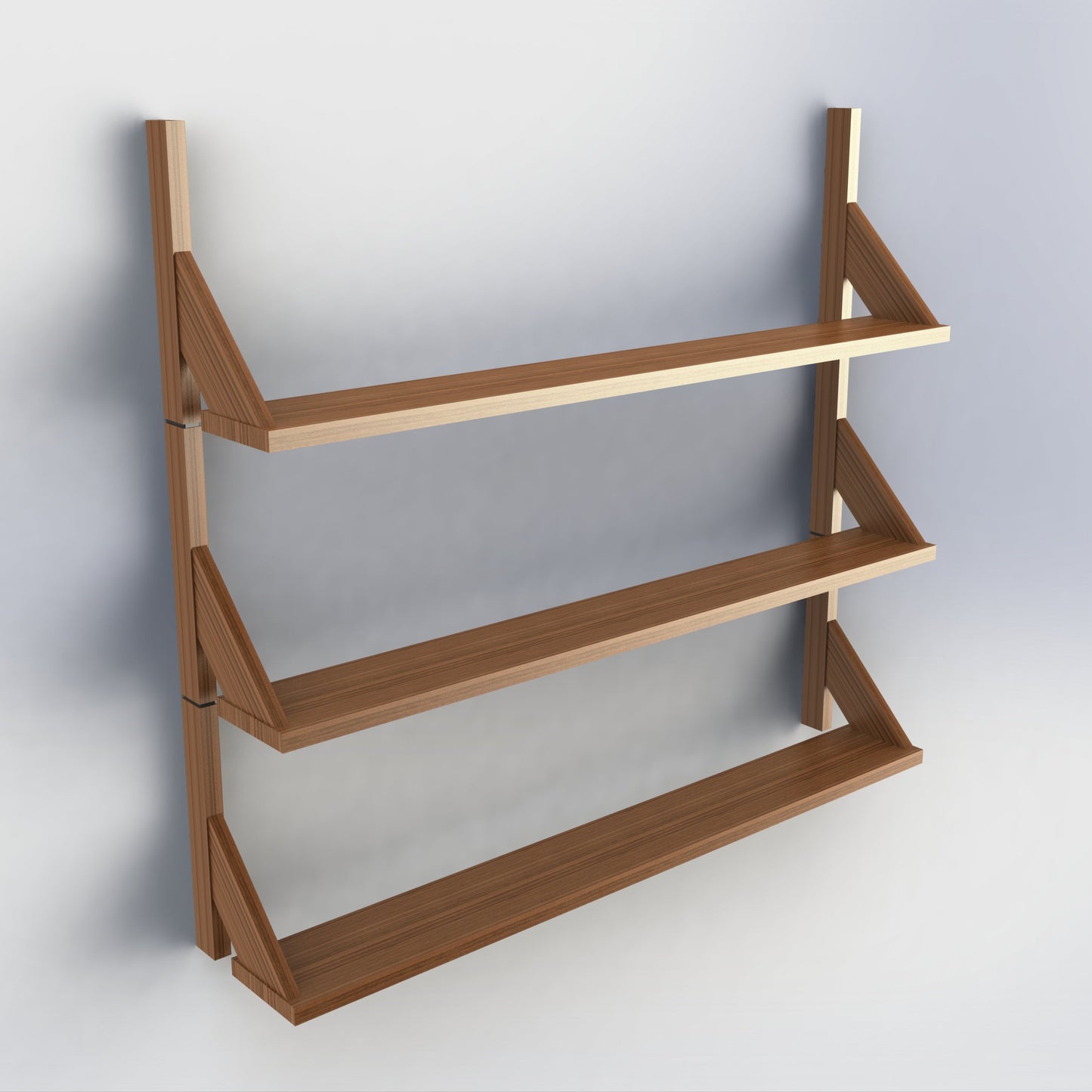 NARROW wall mounted shelves