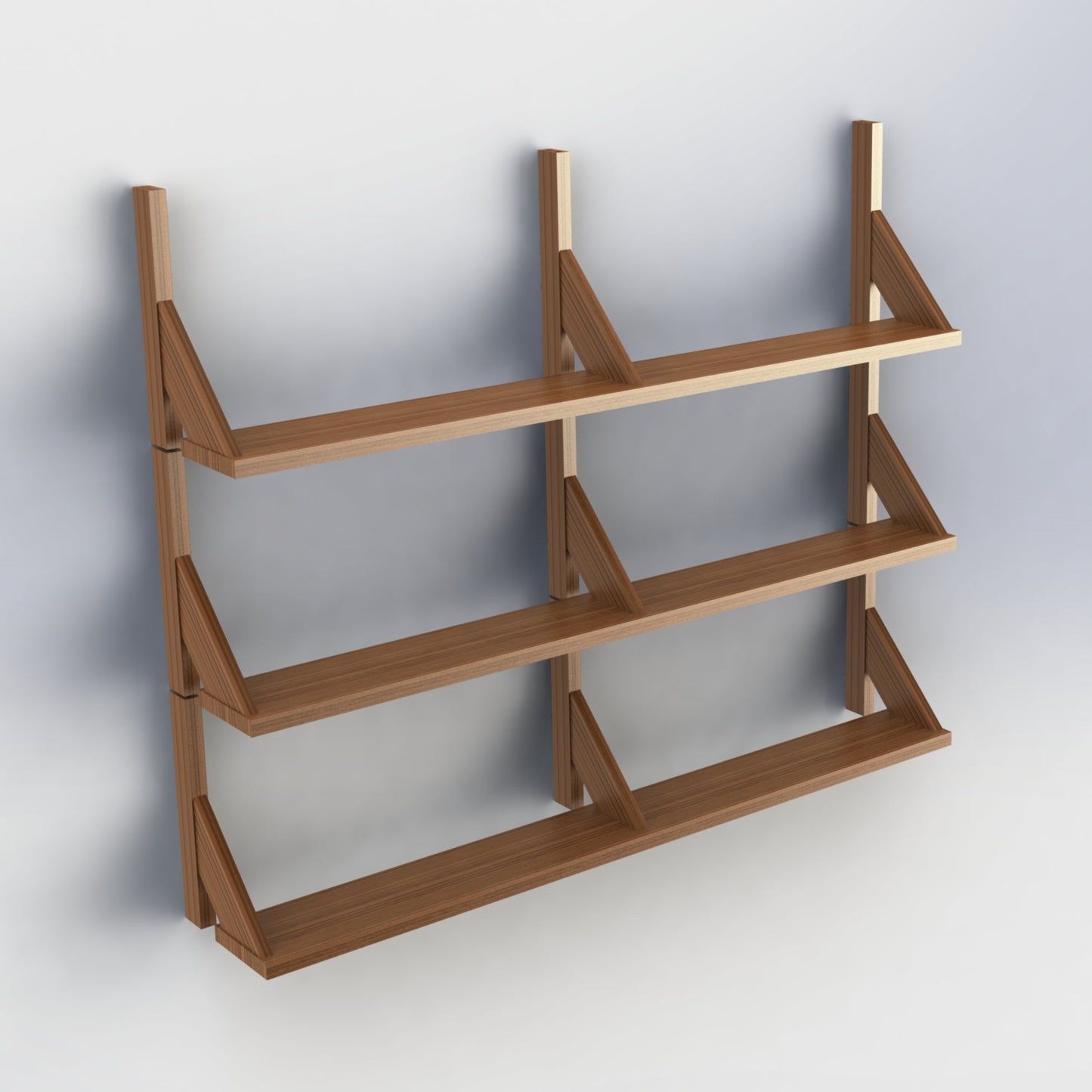 NARROW wall mounted shelves