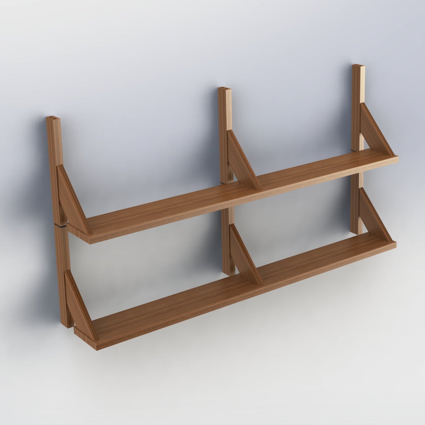 NARROW wall mounted shelves