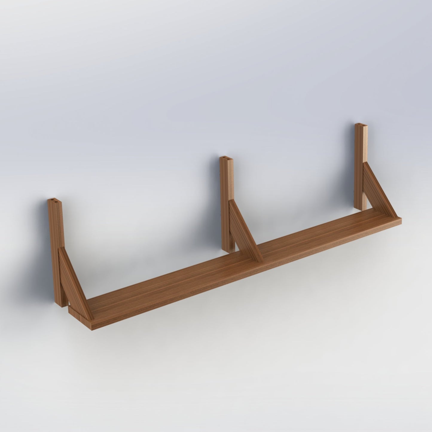 NARROW wall mounted shelves