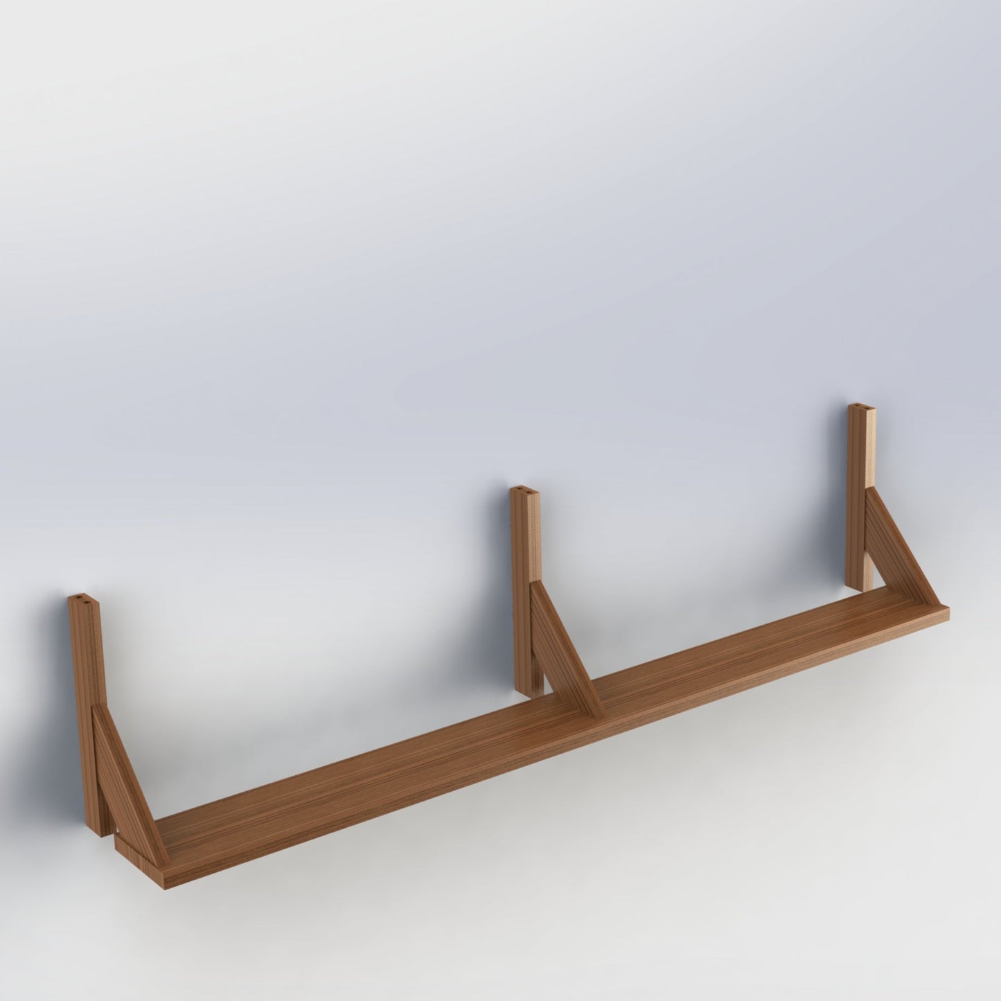 NARROW wall mounted shelves