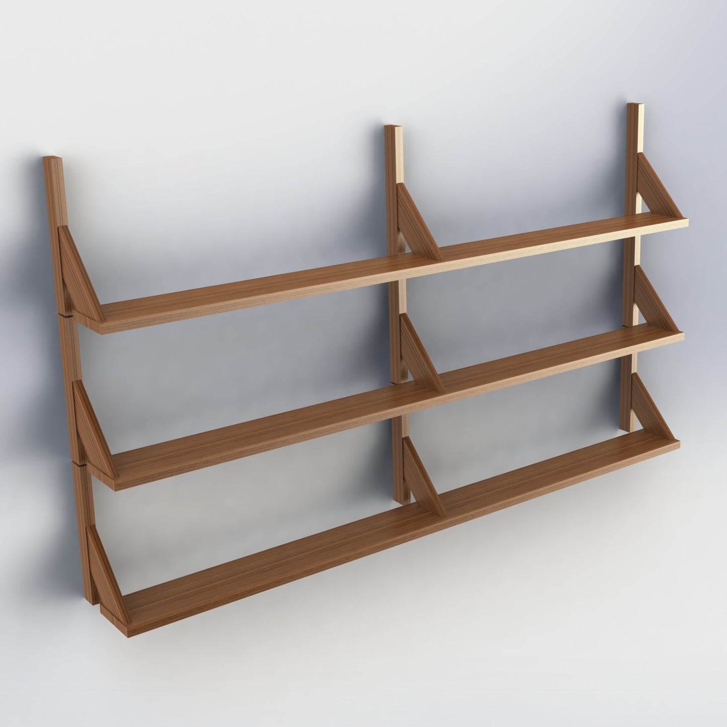 NARROW wall mounted shelves