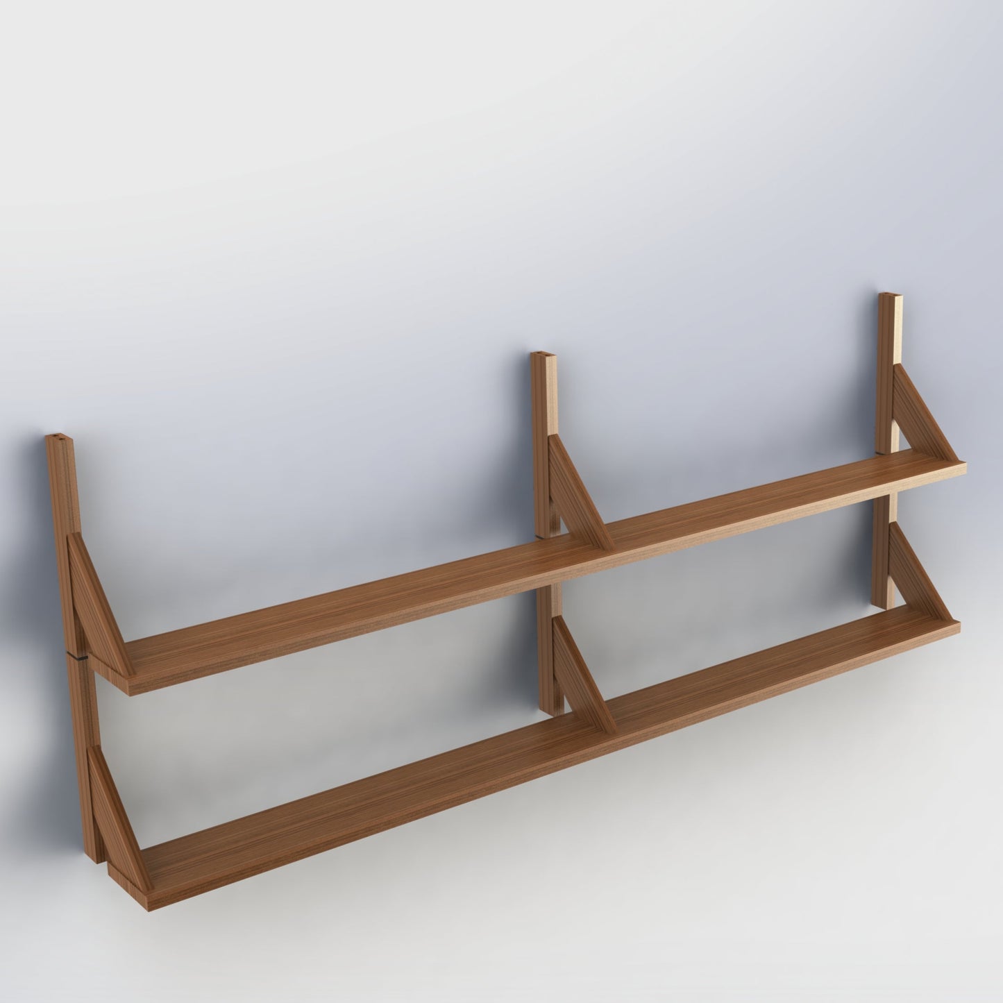 NARROW wall mounted shelves