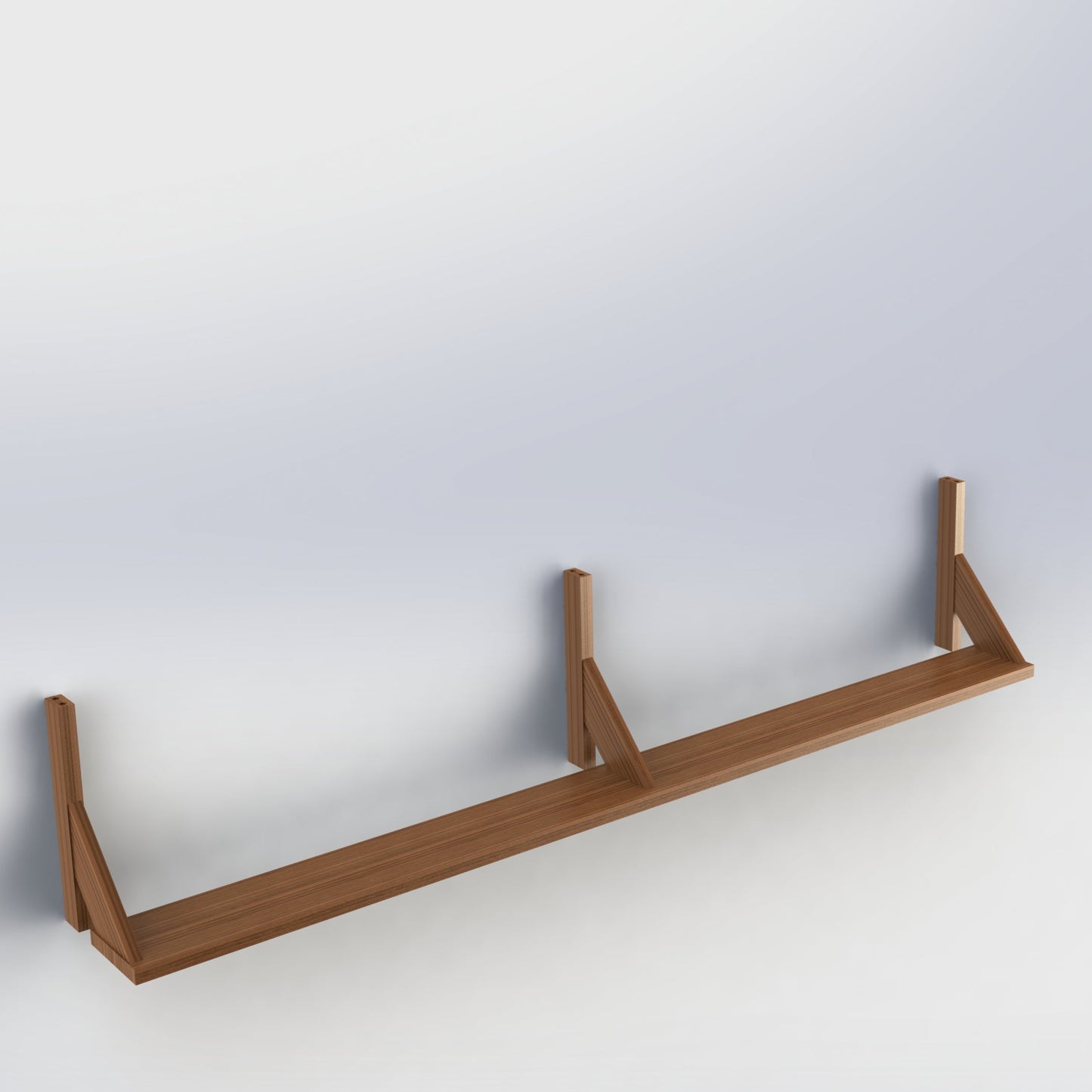 NARROW wall mounted shelves