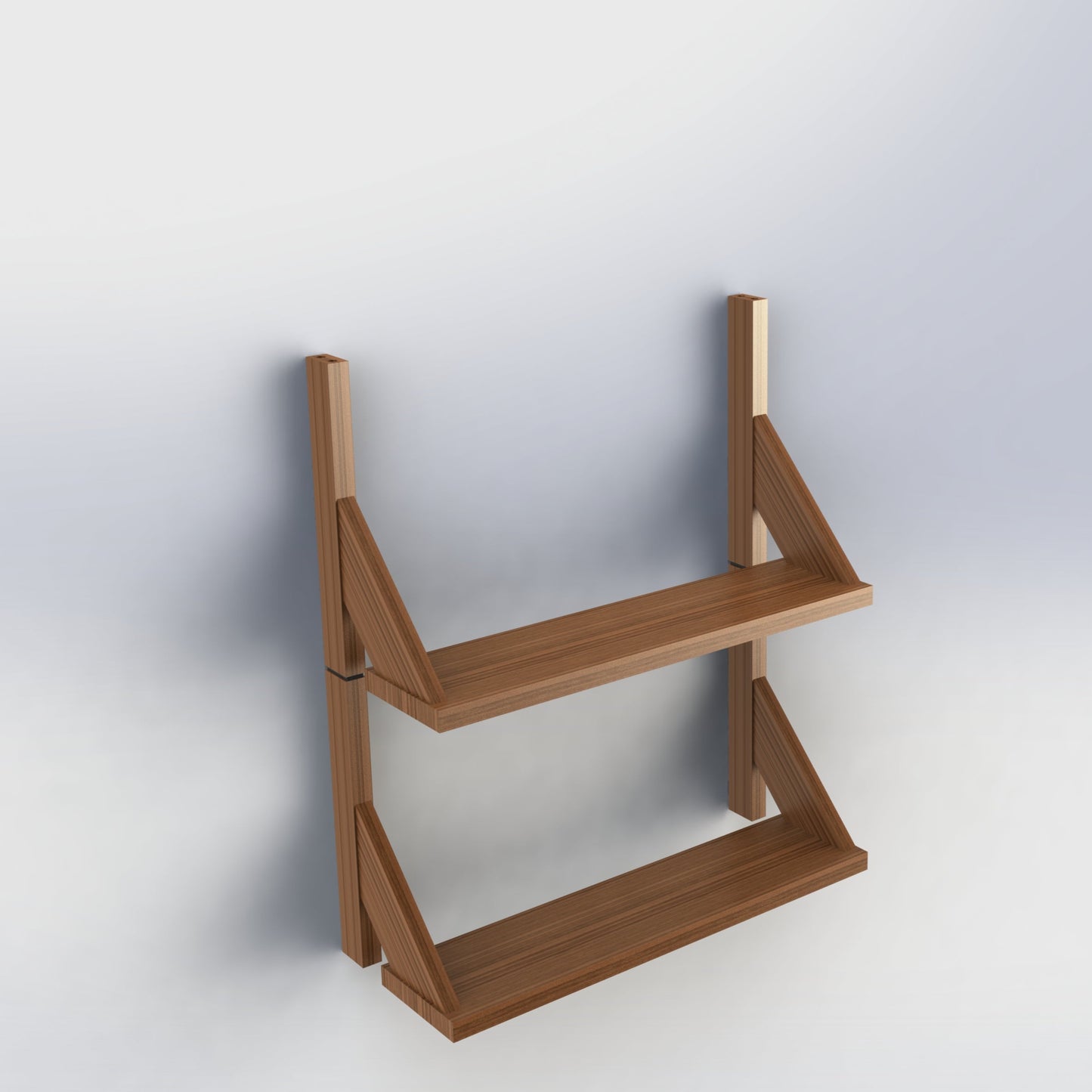NARROW wall mounted shelves