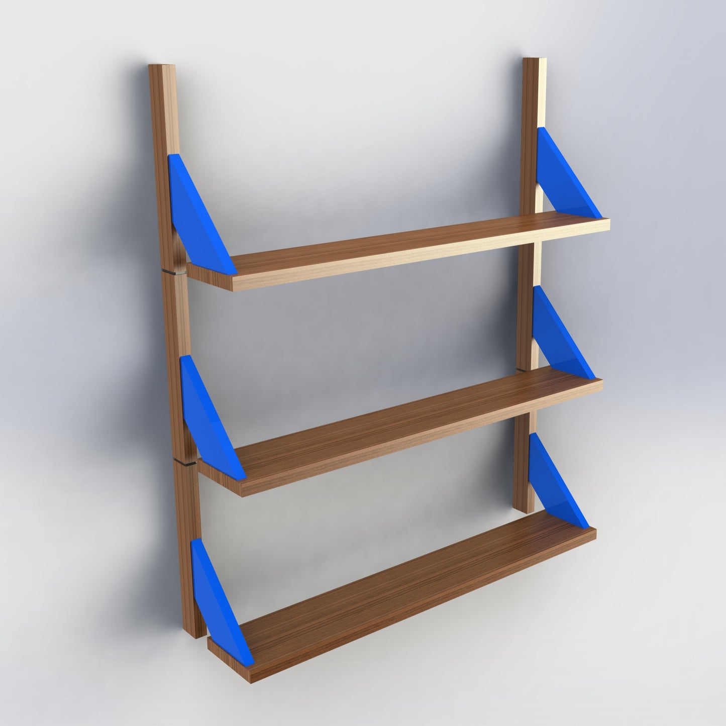 NARROW wall mounted shelves