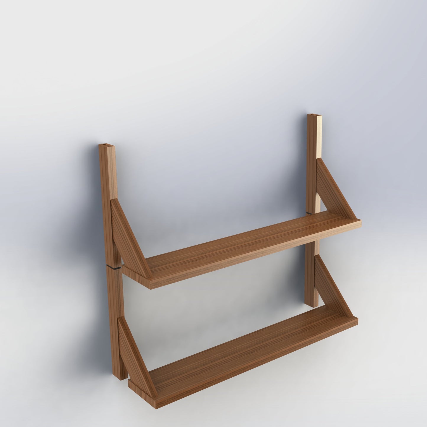 NARROW wall mounted shelves