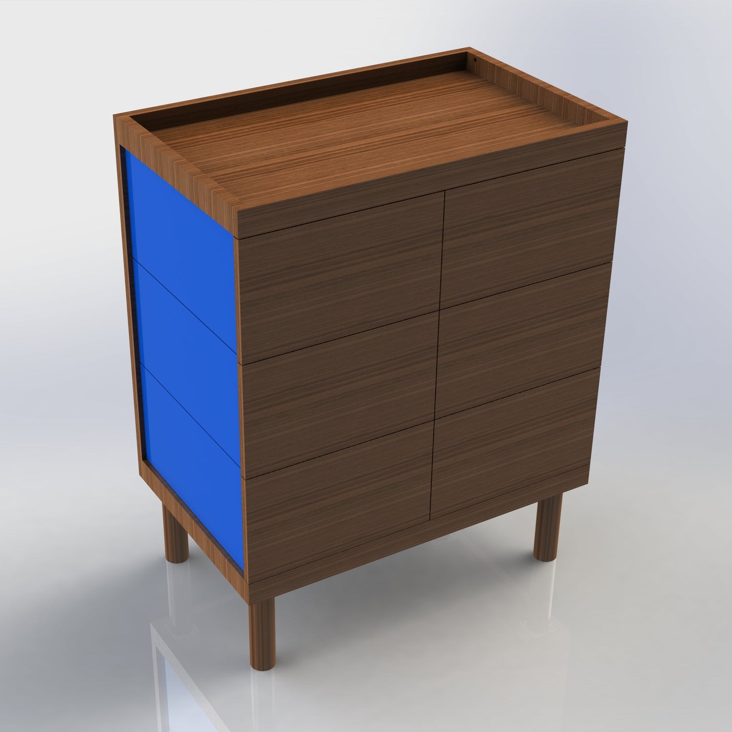 SKELETON 6 drawer cabinet