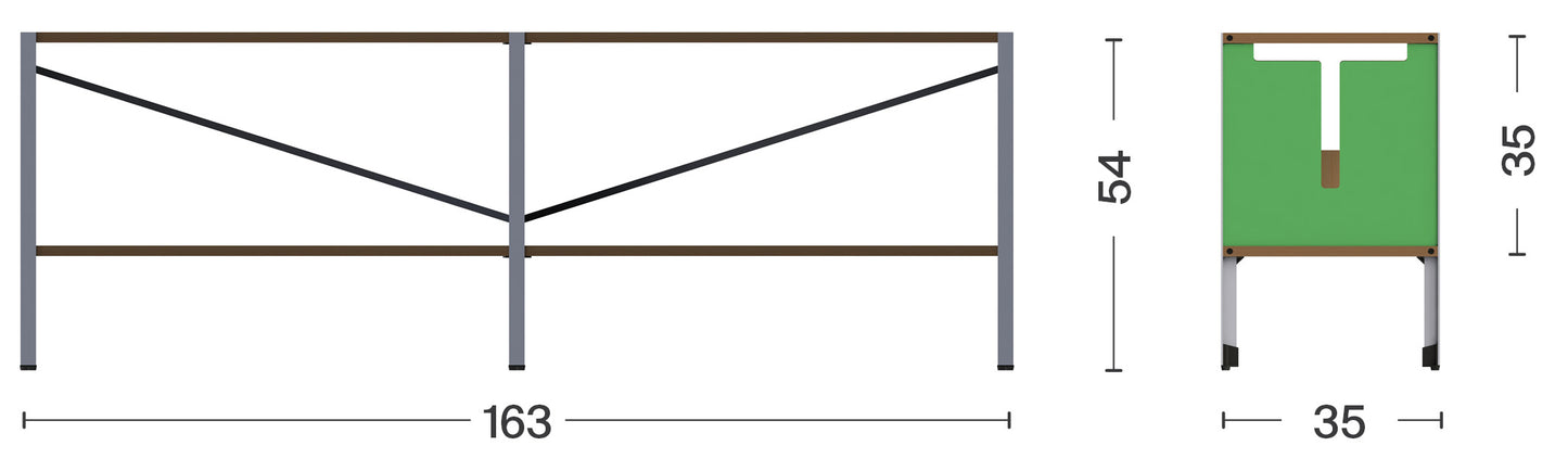 TEEE shelving system S80-54-2A