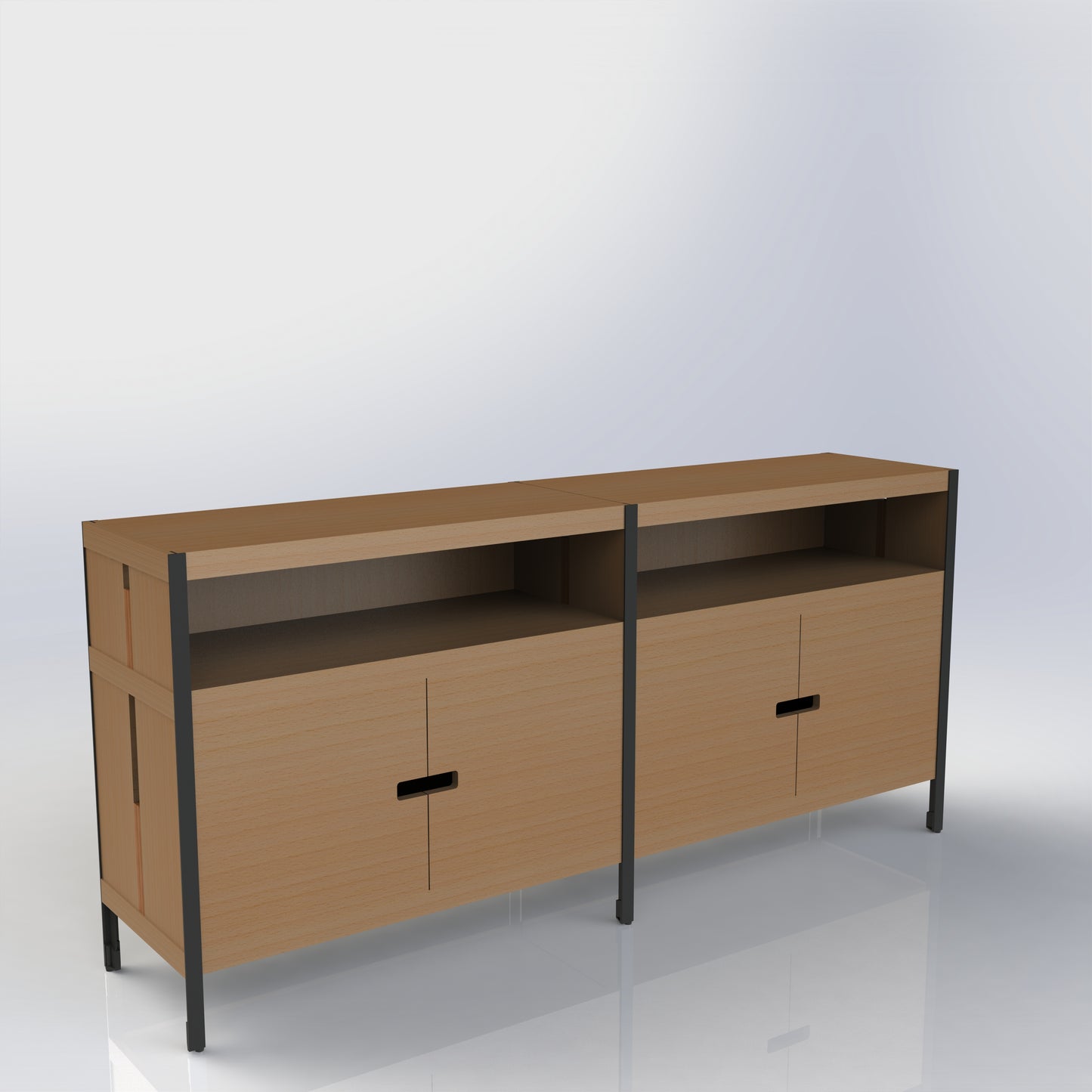TEEE shelving system S80-074-2 (console)