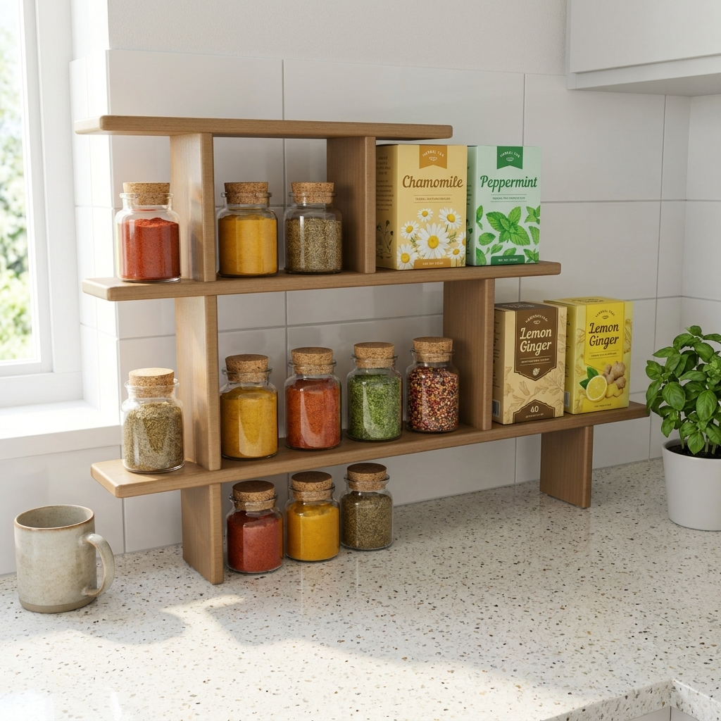 SPIC counter-top shelves