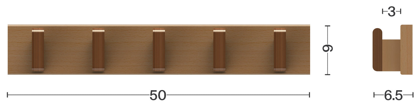 HOOK HK-H50-5S (coat hooks)