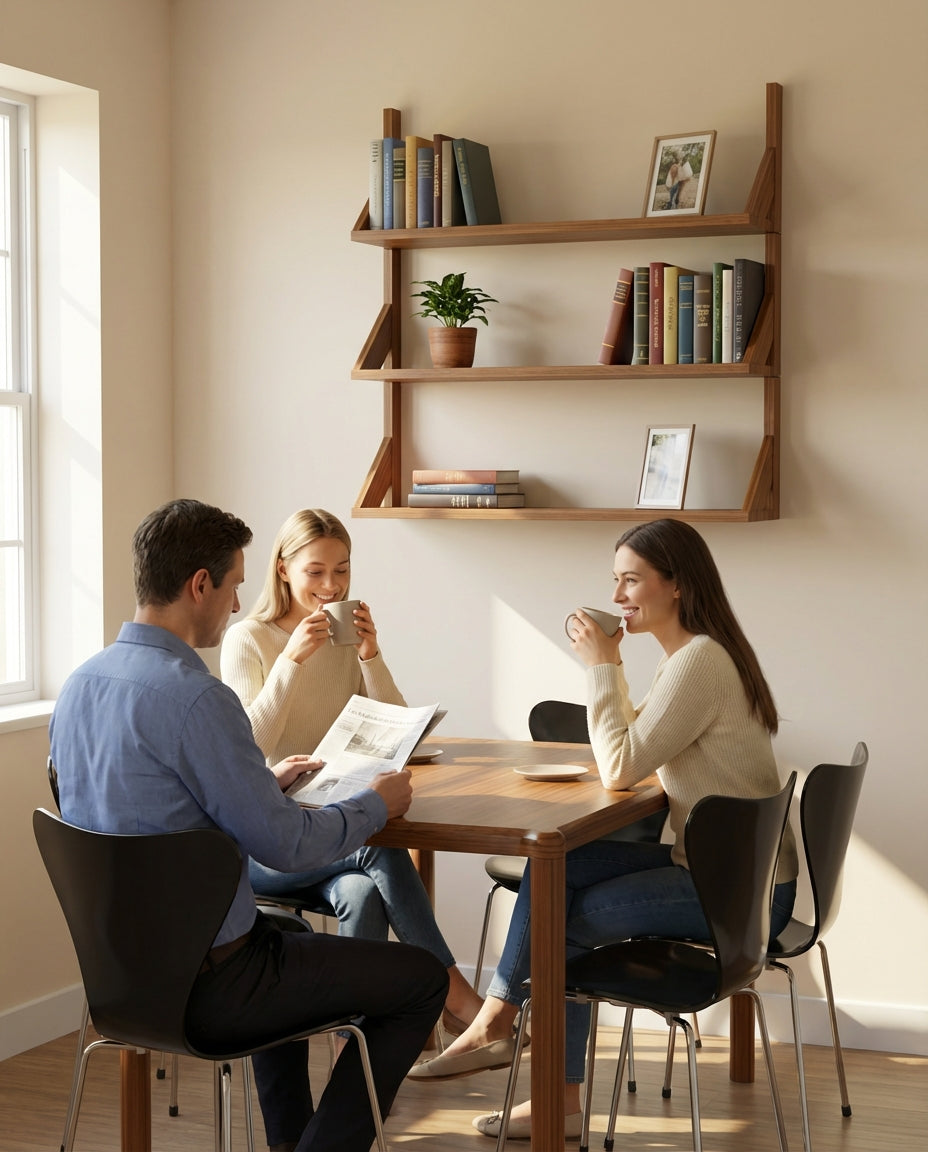 NARROW wall mounted shelves