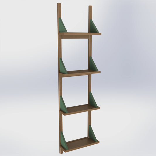 NARROW S40 wall mounted shelves