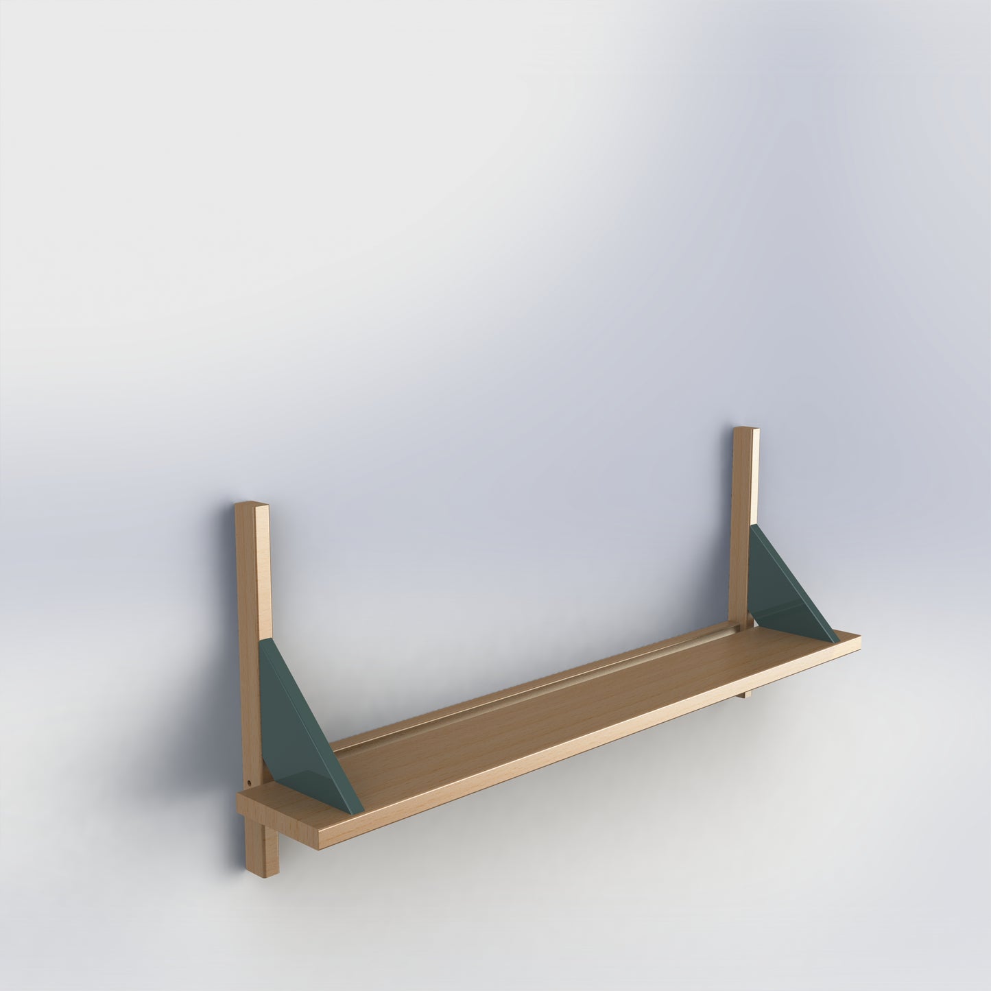 NARROW wall mounted shelves