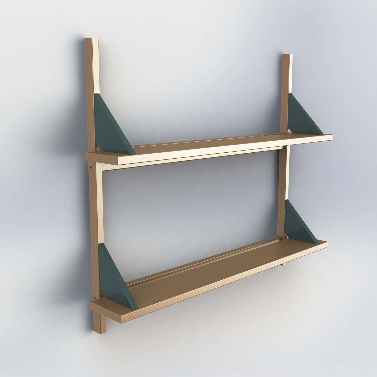 NARROW wall mounted shelves
