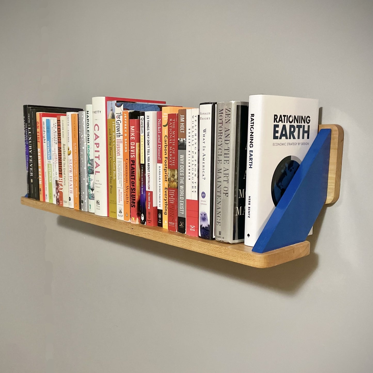 NARROW wall mounted bookshelves