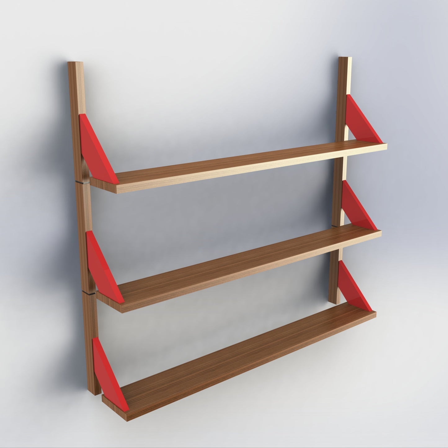 NARROW wall mounted shelves