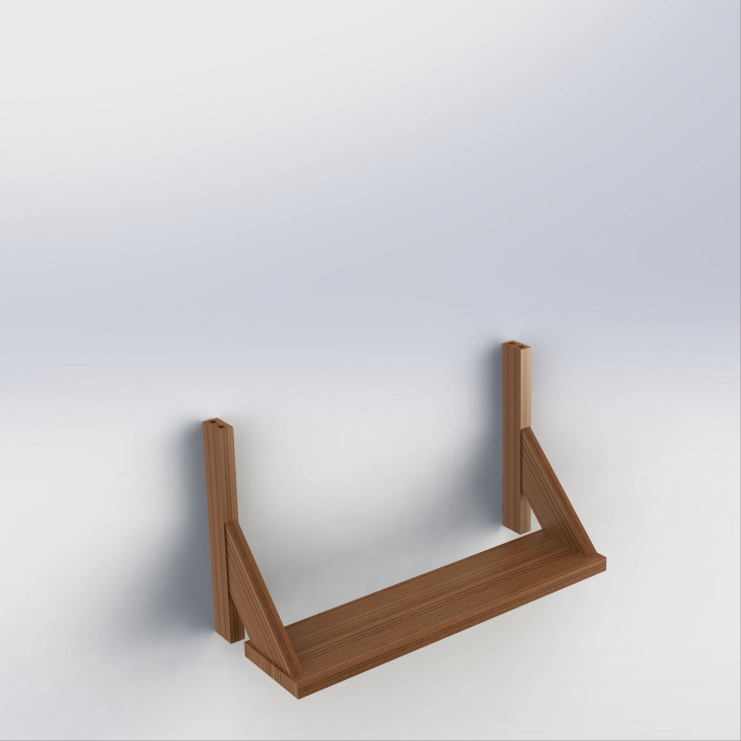 NARROW wall mounted shelves