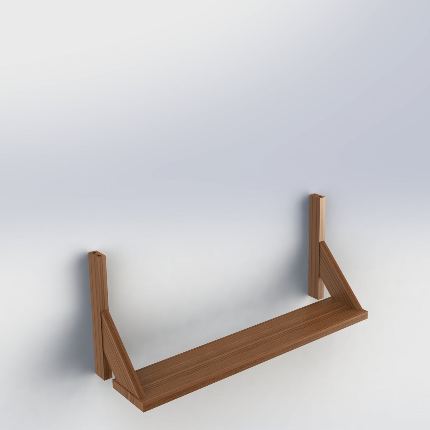 NARROW wall mounted shelves