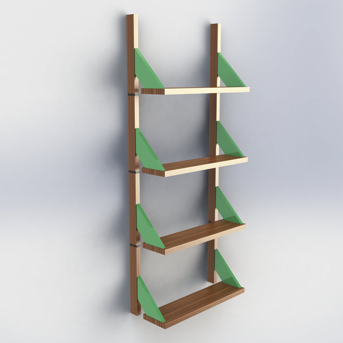 NARROW wall mounted shelves