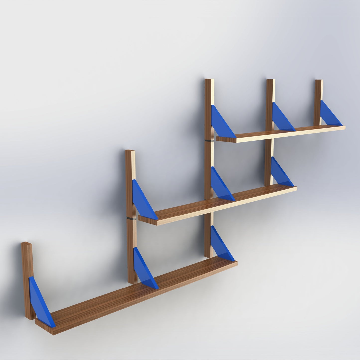 NARROW wall mounted shelves