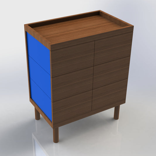SKELETON 6 drawer cabinet
