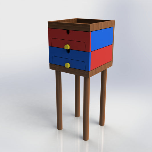 SKELETON 4 drawer cabinet