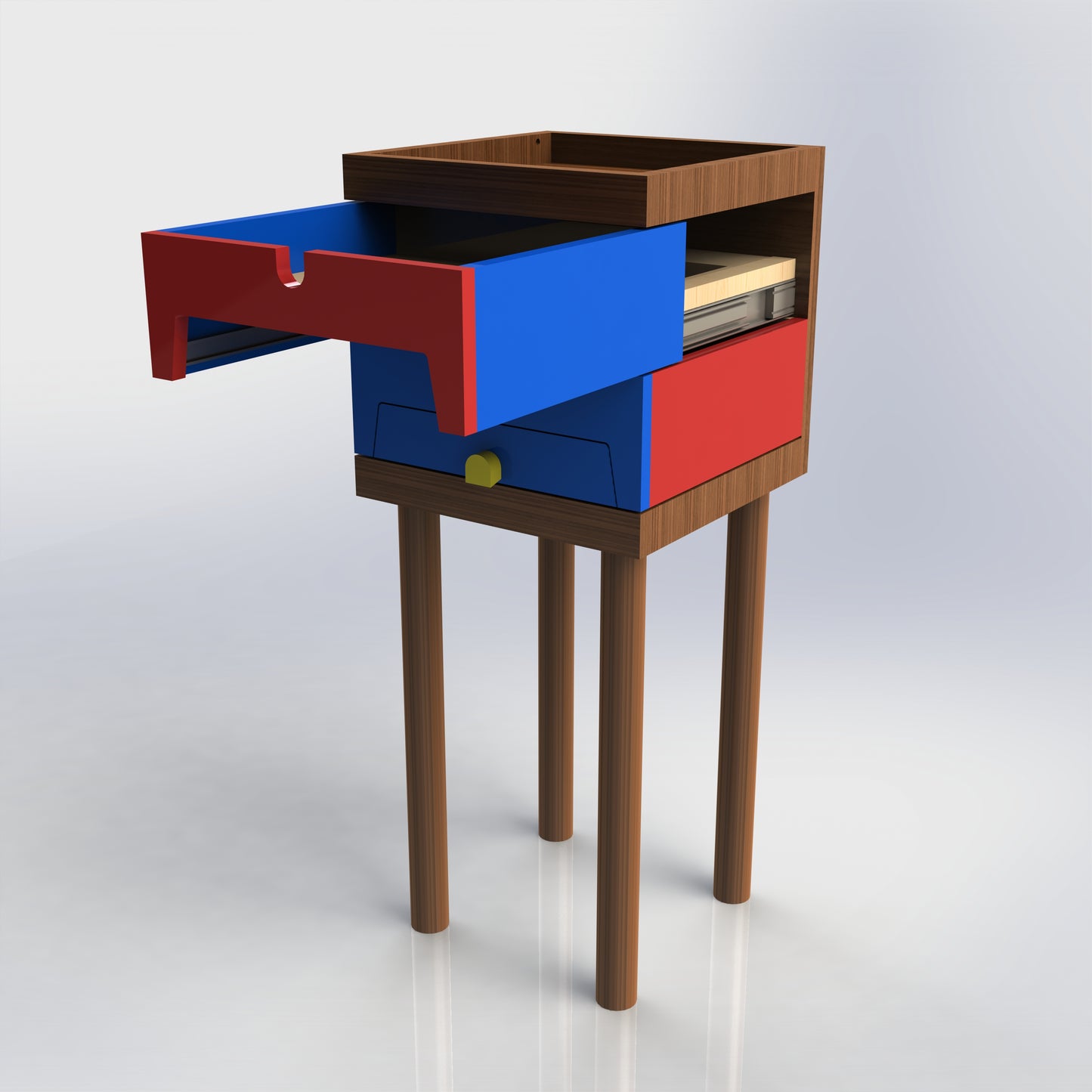 SKELETON 4 drawer cabinet