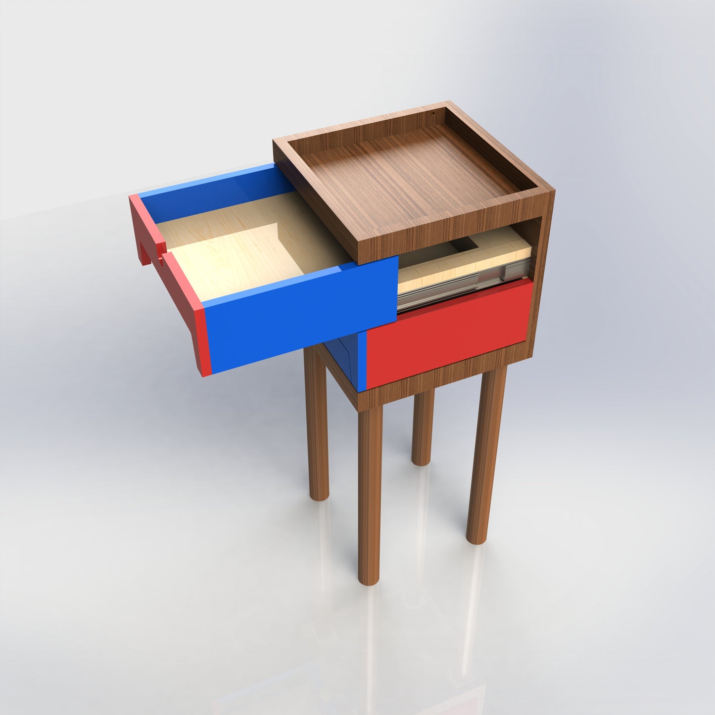SKELETON 4 drawer cabinet