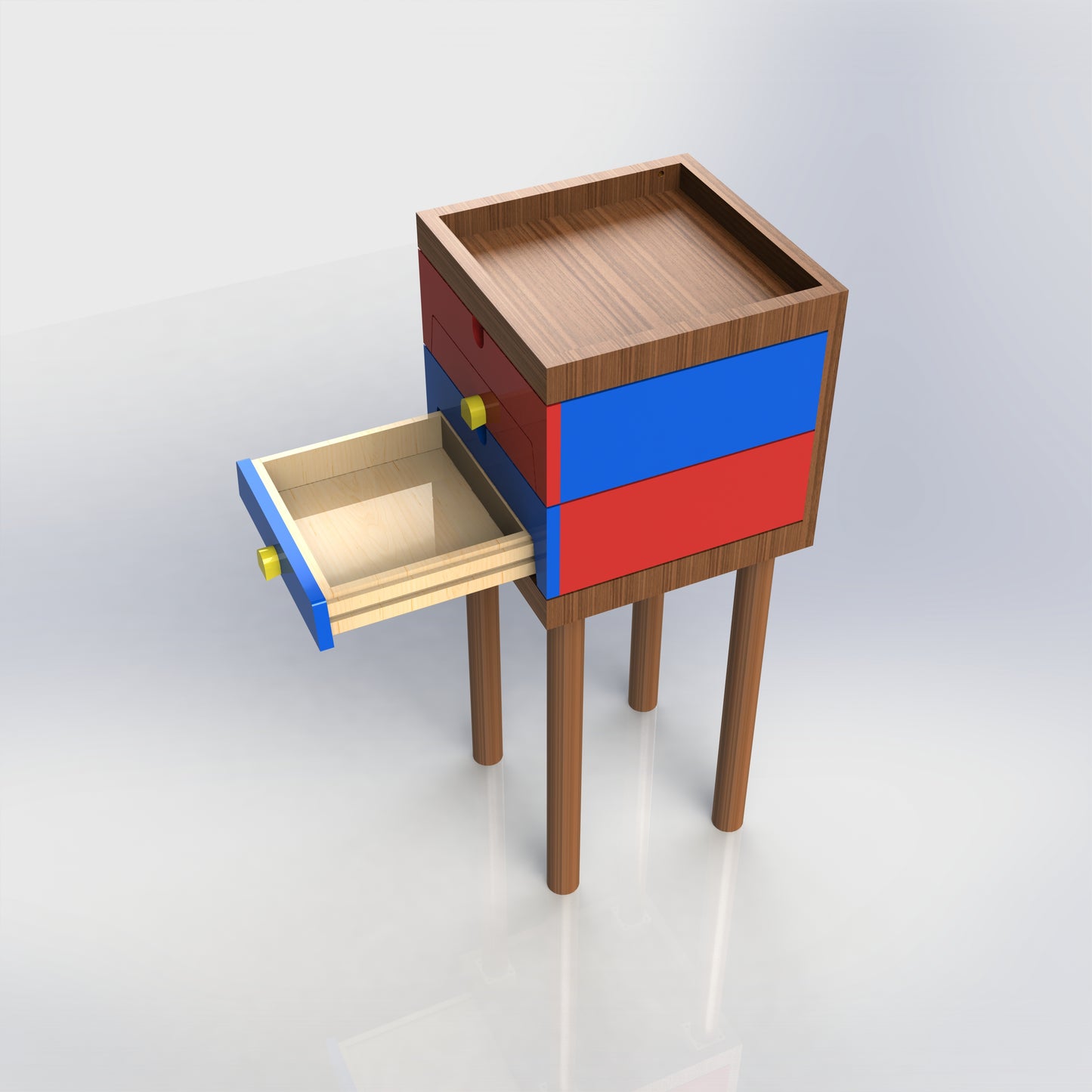 SKELETON 4 drawer cabinet