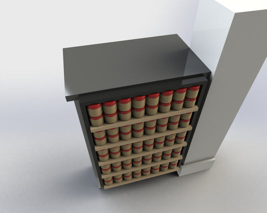 End of counter spice rack