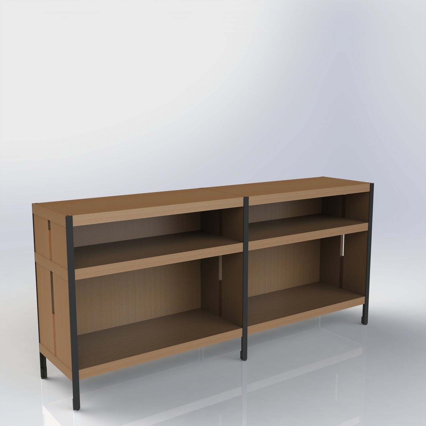 TEEE shelving system S80-074-2 (console)