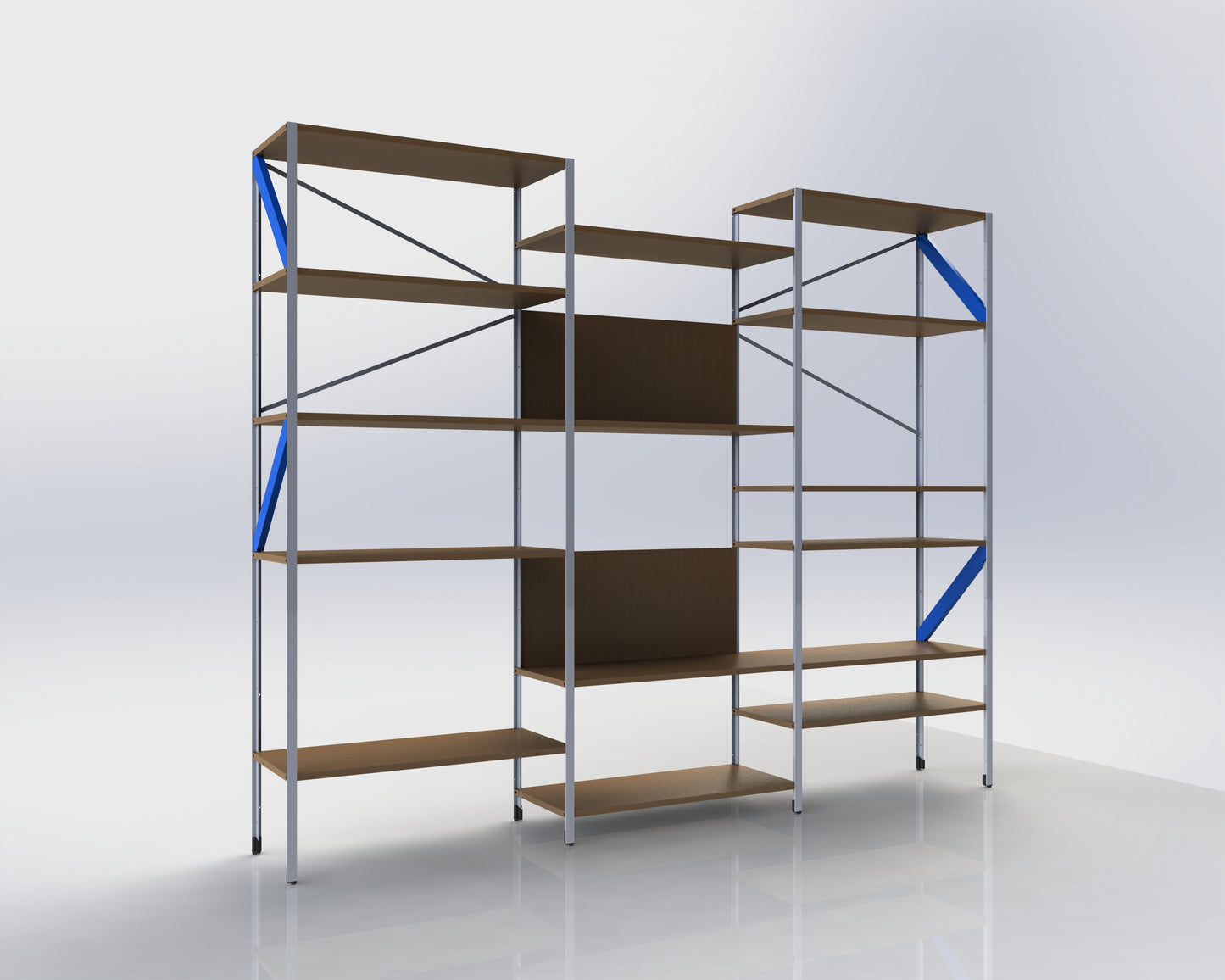 TEEE shelving system S80-201-3A