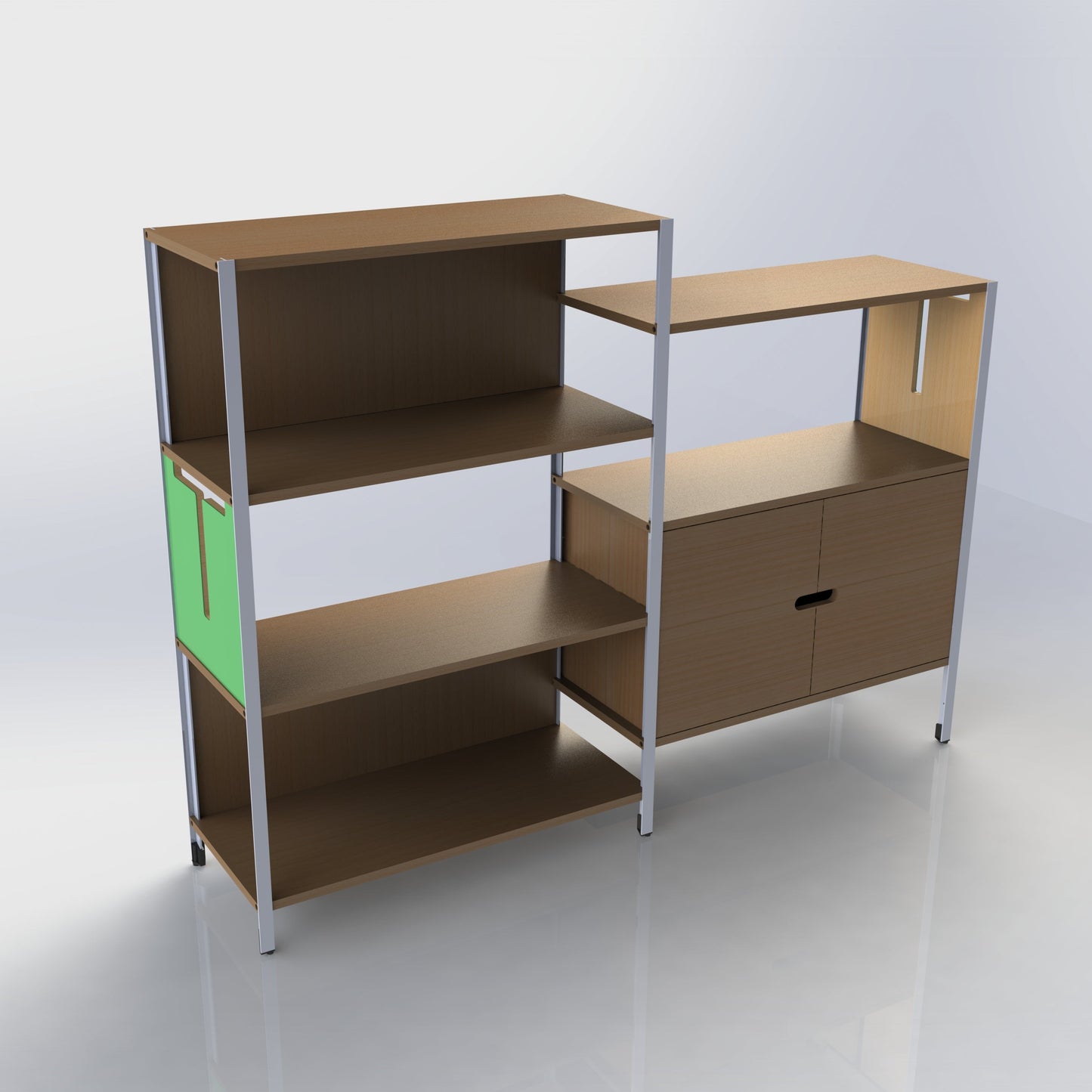 TEEE shelving system S80-127-2B