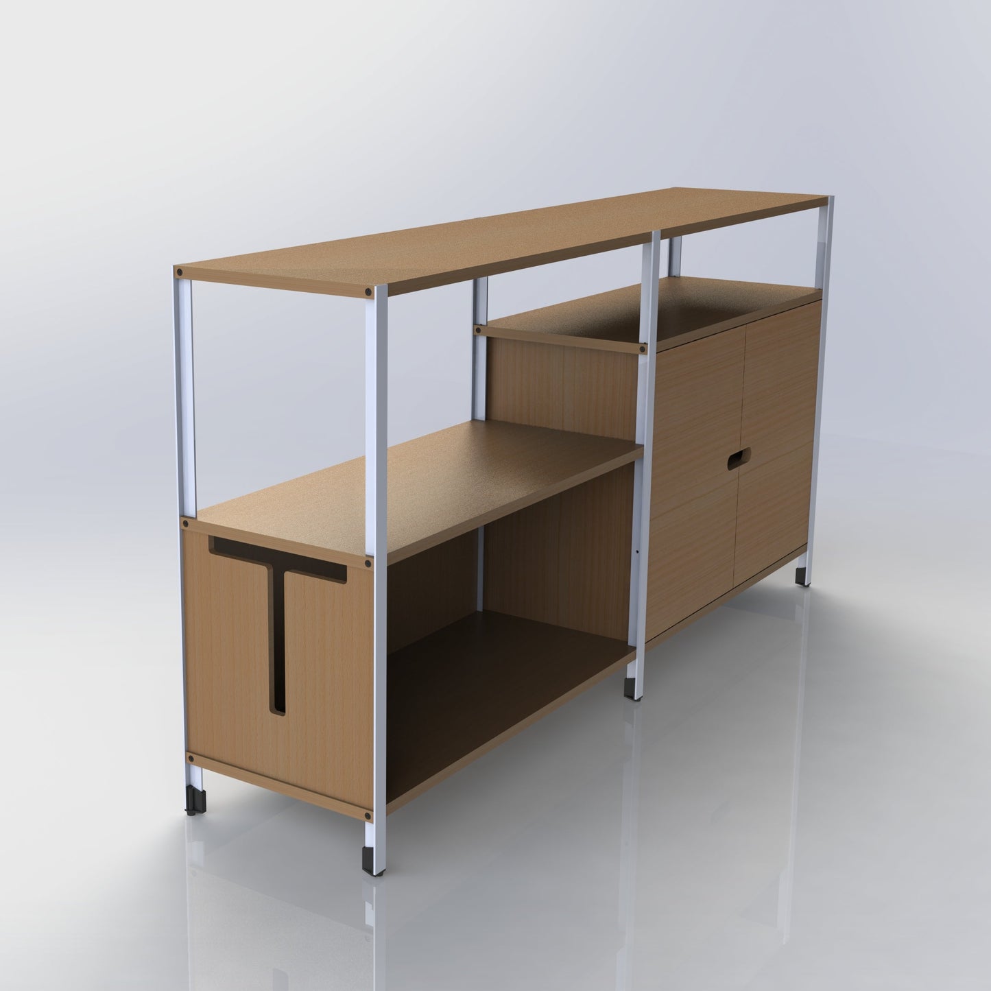 TEEE shelving system S80-91-2A